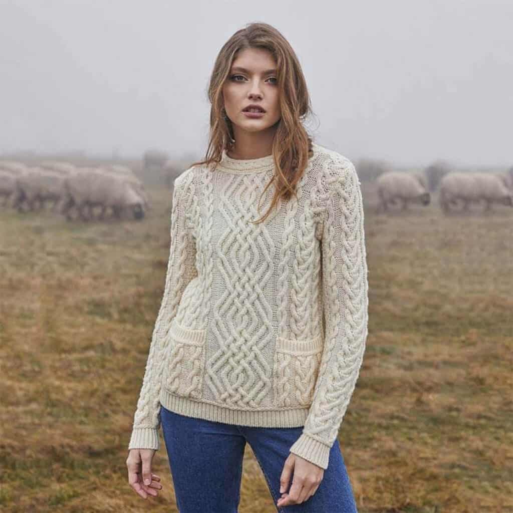 women's aran sweaters