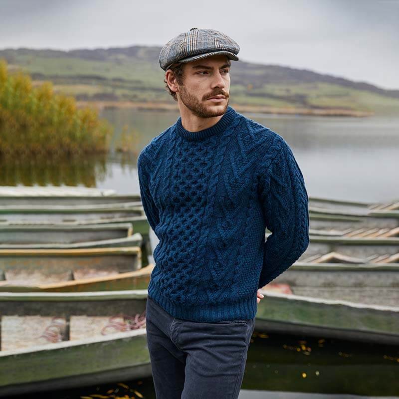 Mens Irish Fisherman Sweater - Shop Aran